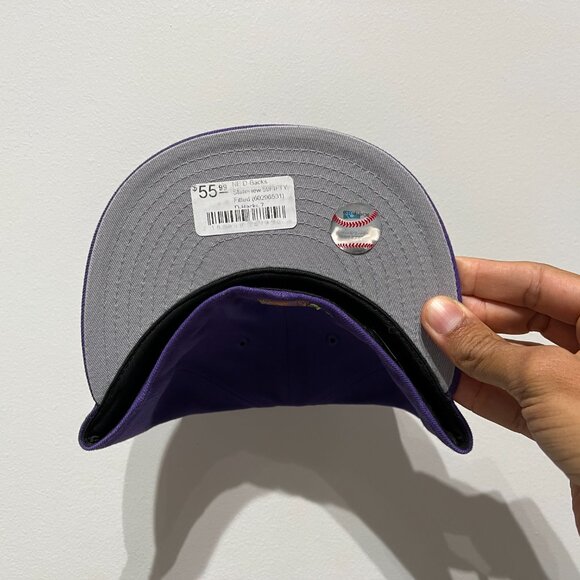 Arizona Diamondbacks MLB Stateview Purple Fitted Hat - New - Picture 4 of 5